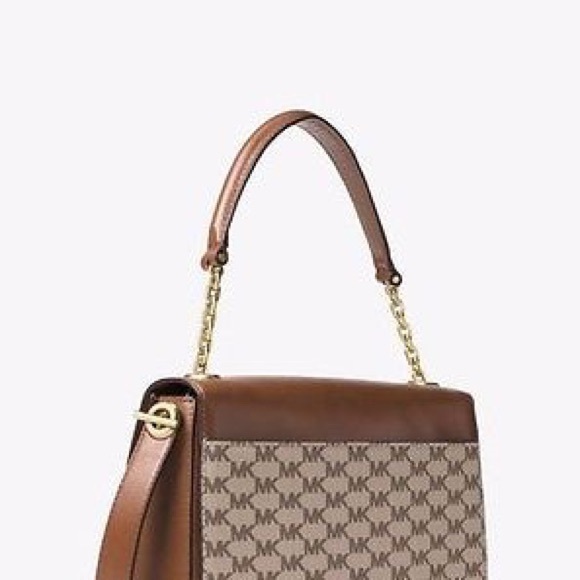 MIchael Kors Natalie Heritage Signature Satchel - Picture 3 of 6